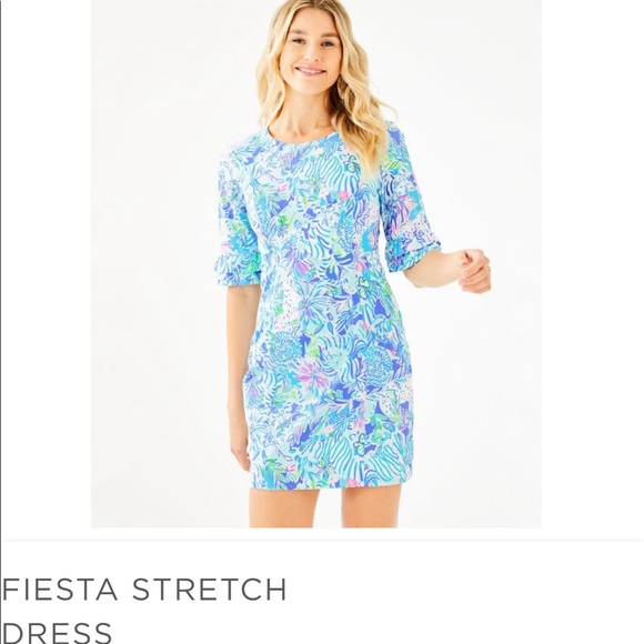 Lilly Pulitzer Fiesta Stretch Dress - Picture 5 of 8
